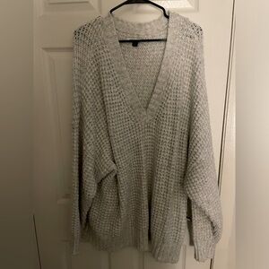 American Eagle “Oh So Cozy Waffle V Neck” sweater